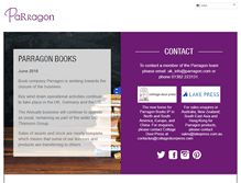 Tablet Screenshot of parragon.com